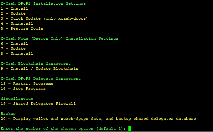 instalation script